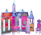 Mattel Disney Frozen - Casa delle bambole Castello Arendelle (60 cm+) con la bambola Elsa, 4 parchi giochi e 15 mobili e accessori Disney Frozen II, HLW61