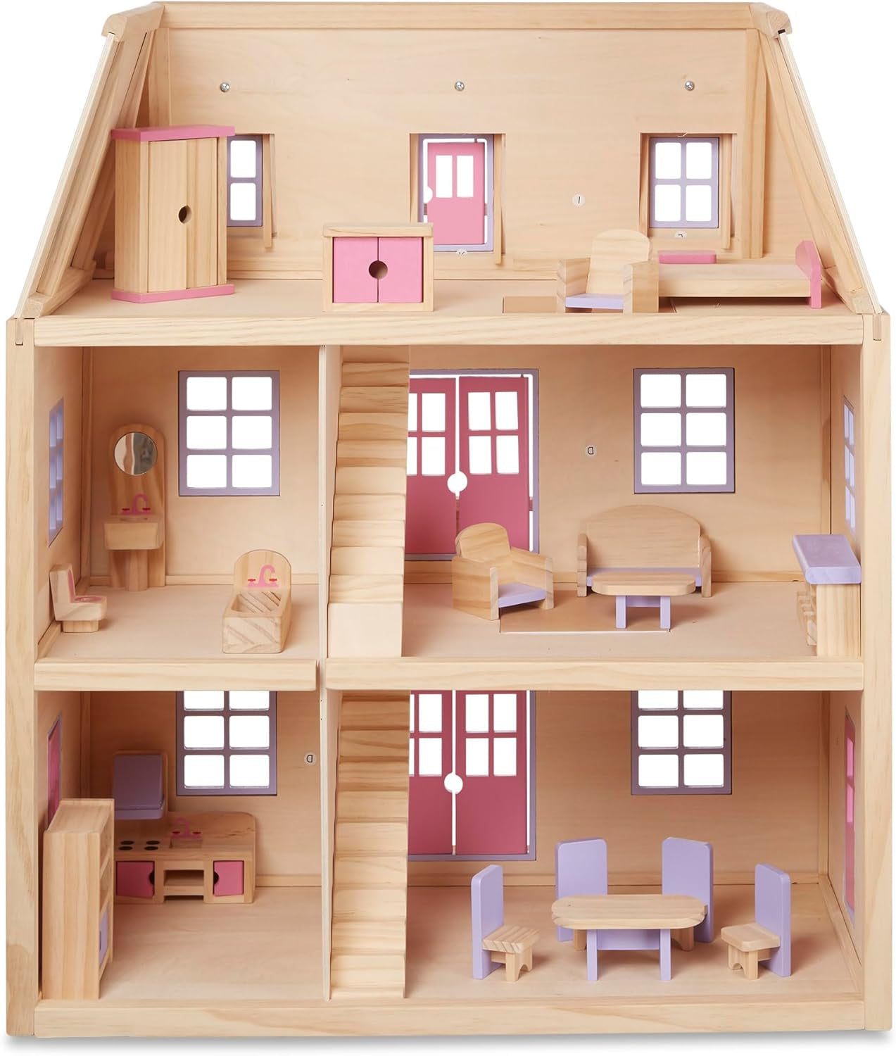 Casa delle bambole in legno di Melissa e Doug