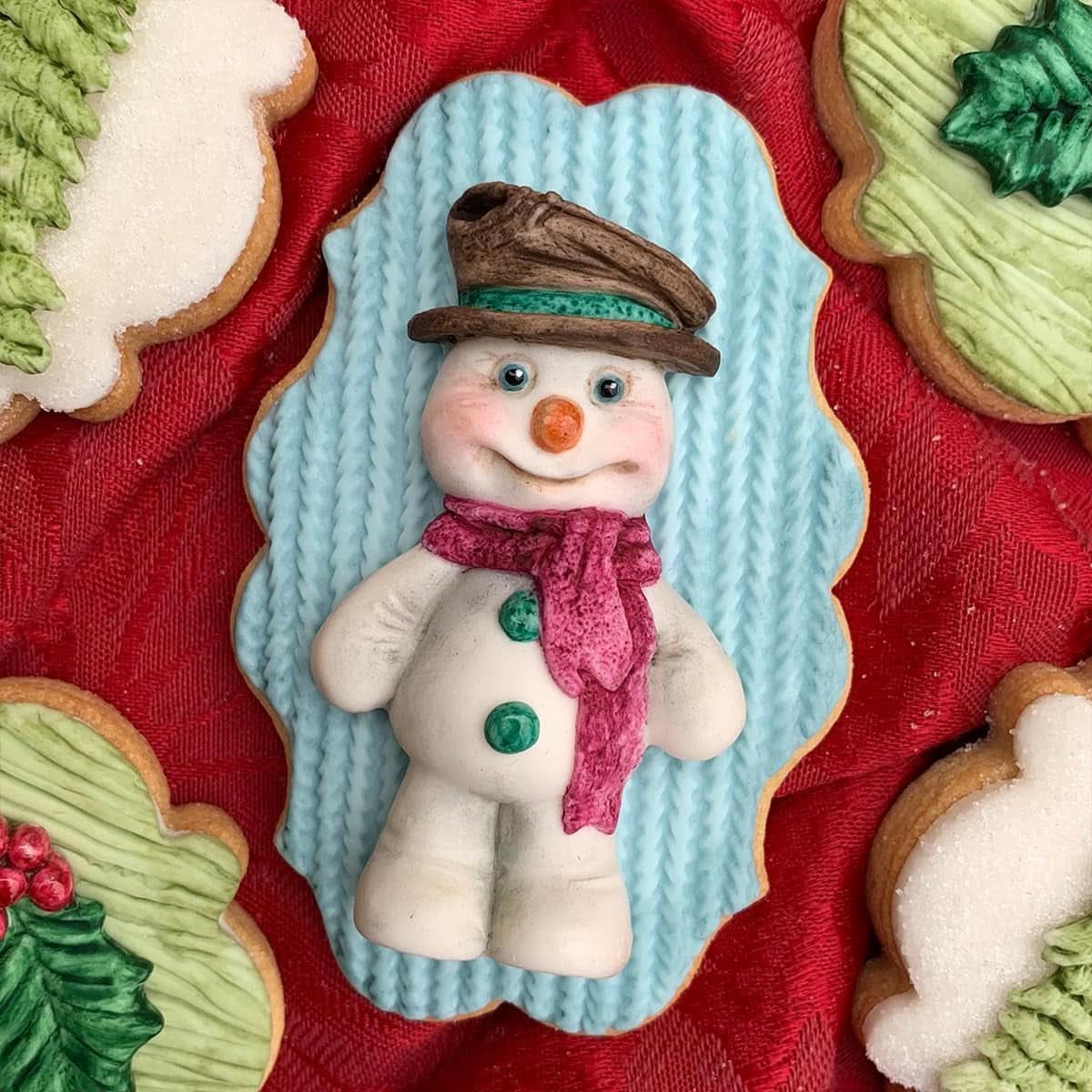 Katy Sue, stampo in silicone, pupazzo di neve cucina Naty Shop