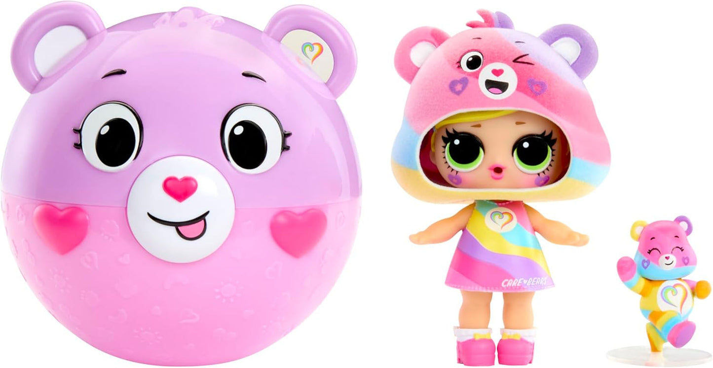 LOL Sorpresa! Loves Care Bears Tots - Include 1 bambola con vestito e accessori, palla di orsacchiotto, confezione nascosta, 6 bambole da collezione