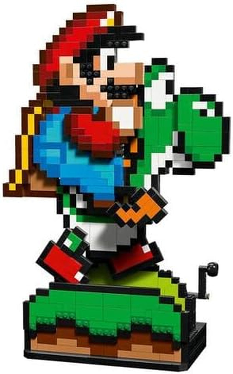 LEGO Super Mario World: set da collezione Mario e Yoshi Nintendo, pixel figure, modello da costruire ed esporre, decorazioni per la casa e oggetti da collezione, kit modello e regalo per fan adulti 71438 Set da costruzione Acquista il negozio LEGO