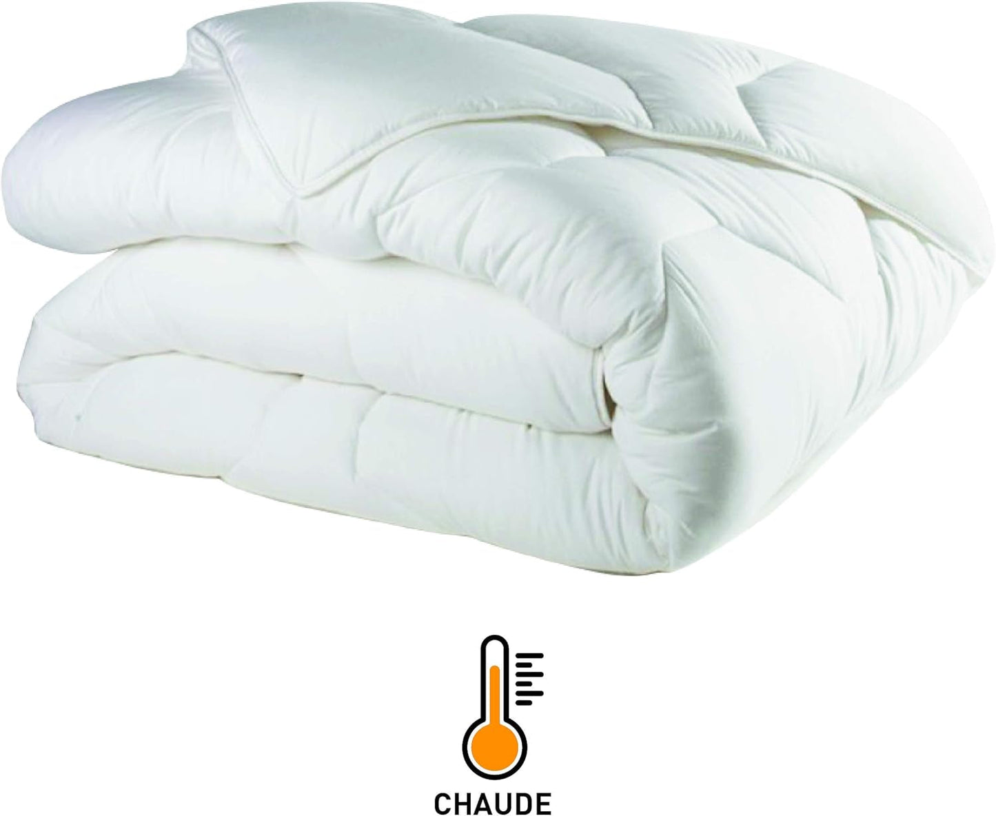 Blanrève Cthalvd011420 Copripiumino Hollofil Allerban caldo cotone bianco 140 X 200 cm Piumini e trapunte Naty Shop