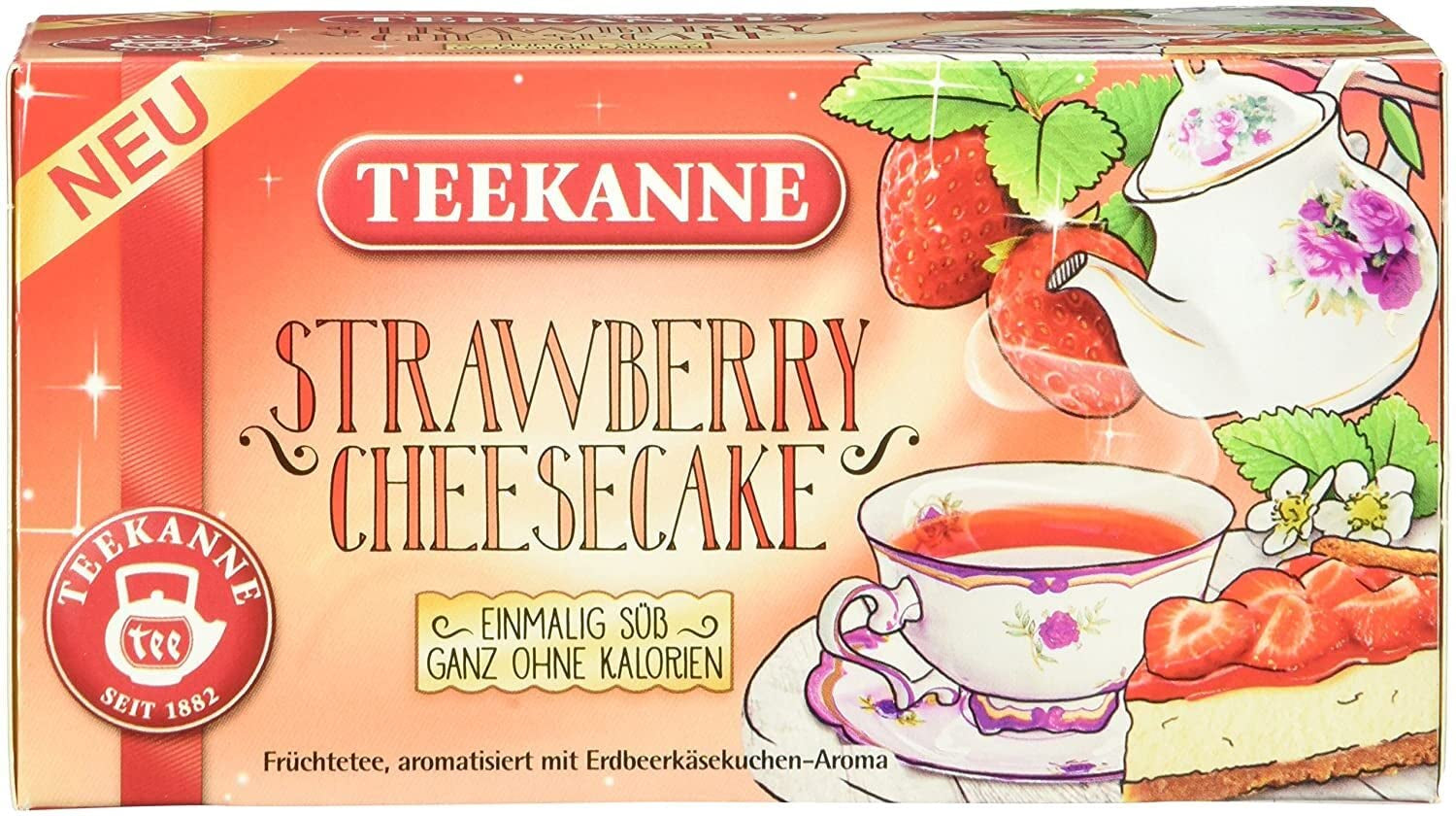 Teekanne Sweeteas Cheesecake alla fragola Cheesecake alla fragola Confezione da 12 (12 x 18 bustine di tè)
