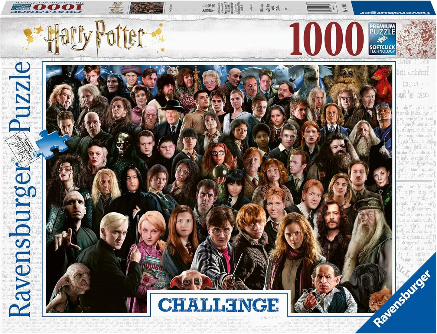 Ravensburger Harry Potter Puzzle da 1000 pezzi 12000457 - Oltre 70 personaggi del magico mondo di Hogwarts in un puzzle per adulti e bambini dai 14 anni in su Puzzle Naty Shop Versione precedente