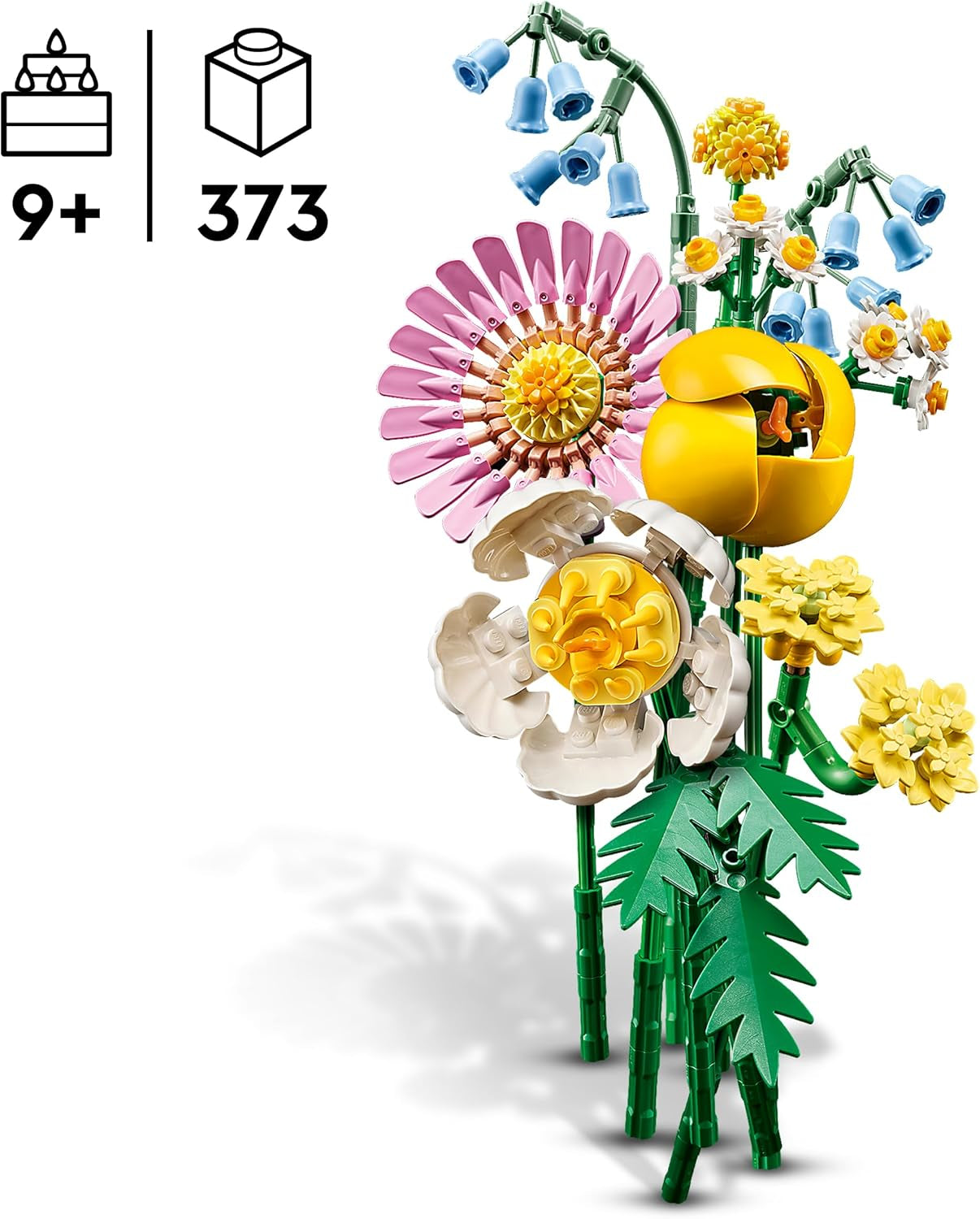 LEGO Botanicals Piccolo bouquet estivo - Set da costruzione con fiori artificiali - Incl. campanule, ranuncoli, tulipani - Idea regalo per donne, mamme e uomini - 10347 Set da costruzione Besuche den LEGO-Store