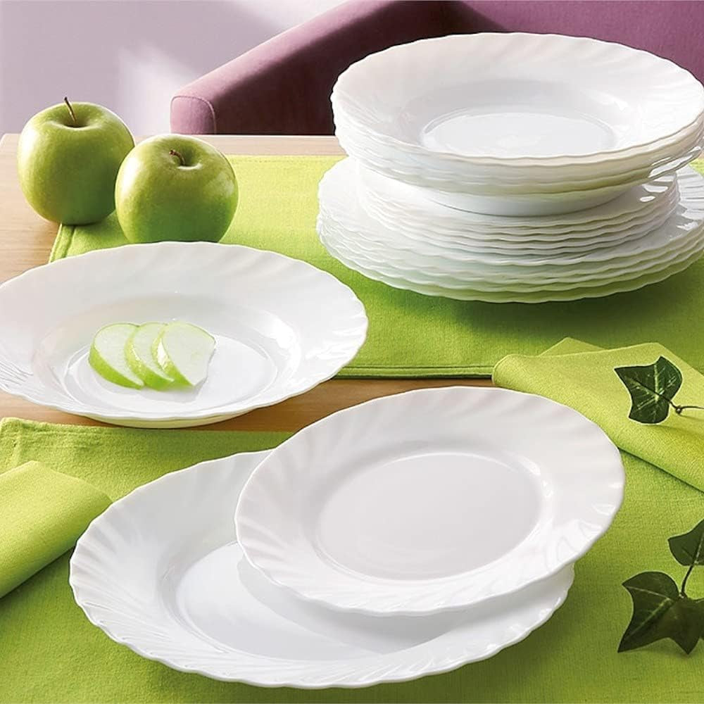Servizio da tavola, bianco, 18 pezzi, 00116