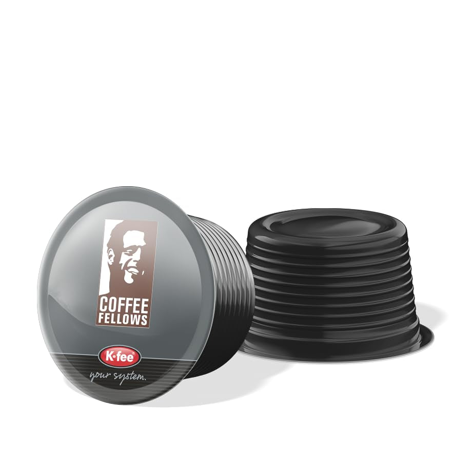 Capsule Coffee Fellows Blend Espresso, compatibili con K-fee, EXPRESSI & Tchibo Cafissimo*, schokoladig-fruchtige Aroman, 120 Kaffeekapseln
