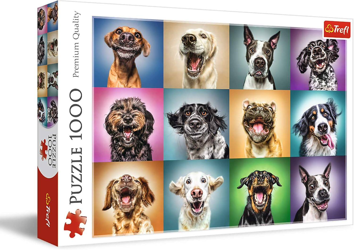Puzzle - "1000" - Ritratti divertenti di cani Puzzle Naty Shop Ritratti divertenti di cani