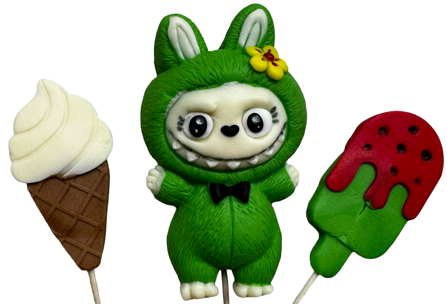 Set di decorazioni commestibili, Decorazioni Labubu di Sugar Paste Nati Shop