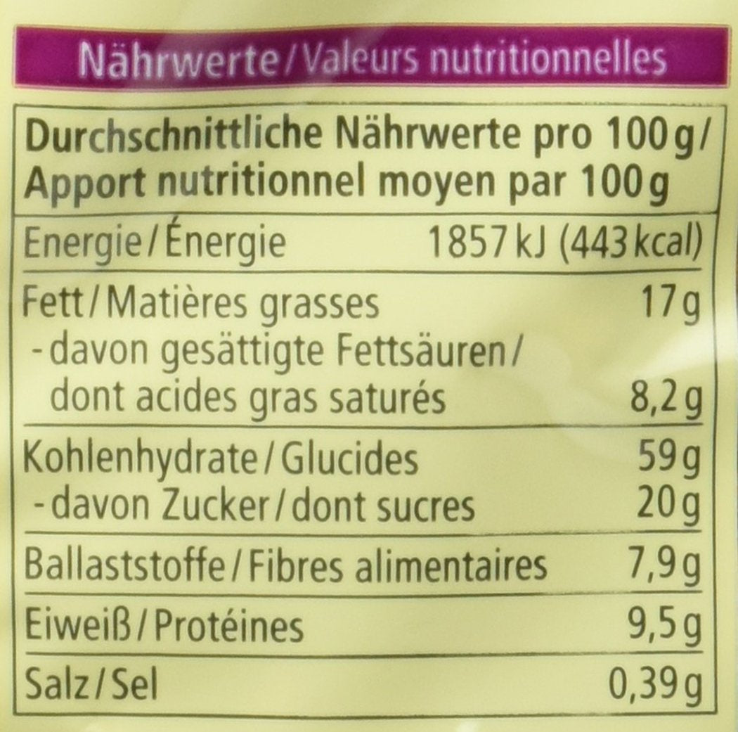 Gallette croccanti d'avena con cioccolato biologico, 375g