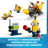 LEGO I - Semplicemente Incorreggibile 4 Minions e la Macchina delle Banane Playset per I - Semplicemente Incorreggibile 4 Minions Giocattolo per Bambini Regalo Creativo per Ragazzi e Ragazze di 6 Anni 75580 Set da Costruzione Beuche den LEGO-Store