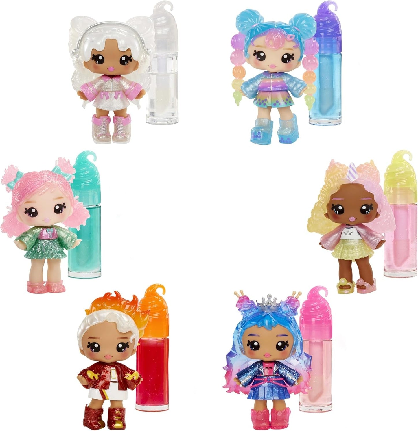 Yummiland Bambola lucidalabbra - Susie Sour Straw - Include kit lucidalabbra fai-da-te, adatto a partire dai 4 anni, Serie 2