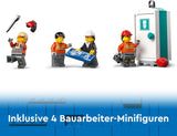 LEGO City Gru mobile da costruzione Giocattolo da costruzione per ragazzi e ragazze Regalo creativo per bambini Braccio lungo estensibile 4 Minifigure di operaio edile per giochi di ruolo 60409 Set da costruzione Besuche den LEGO-Store