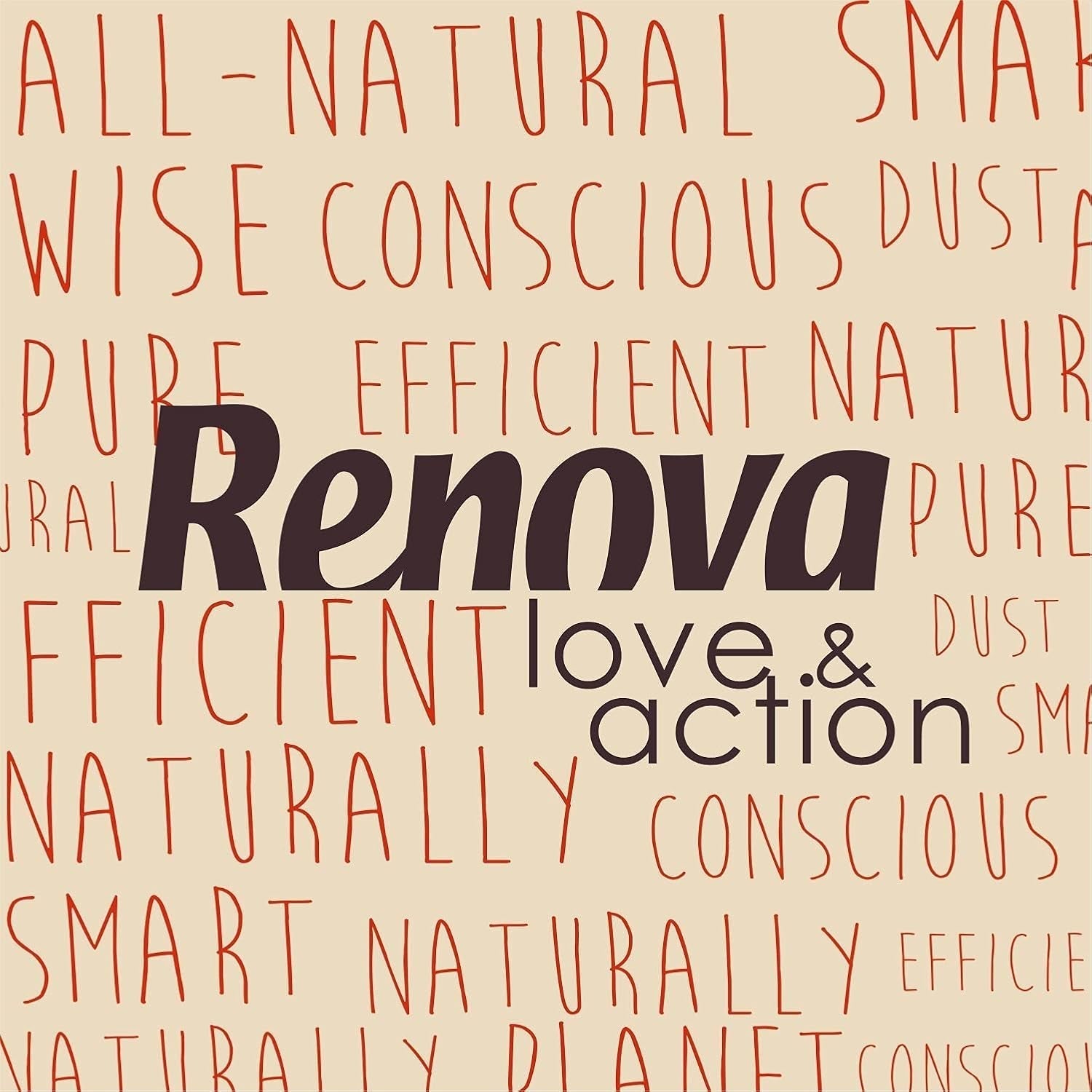 Carta igienica Renova Love & Action, Confezione Beige 9 X 12 Rotoli: 108