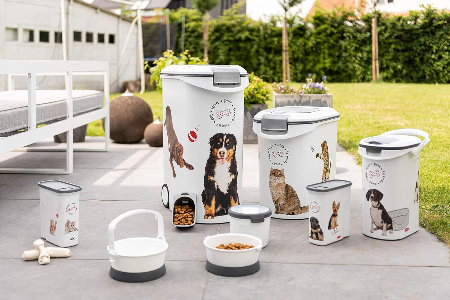 Contenitore per cibo per cani Curver - 2 l Contenitori per alimenti Naty Shop