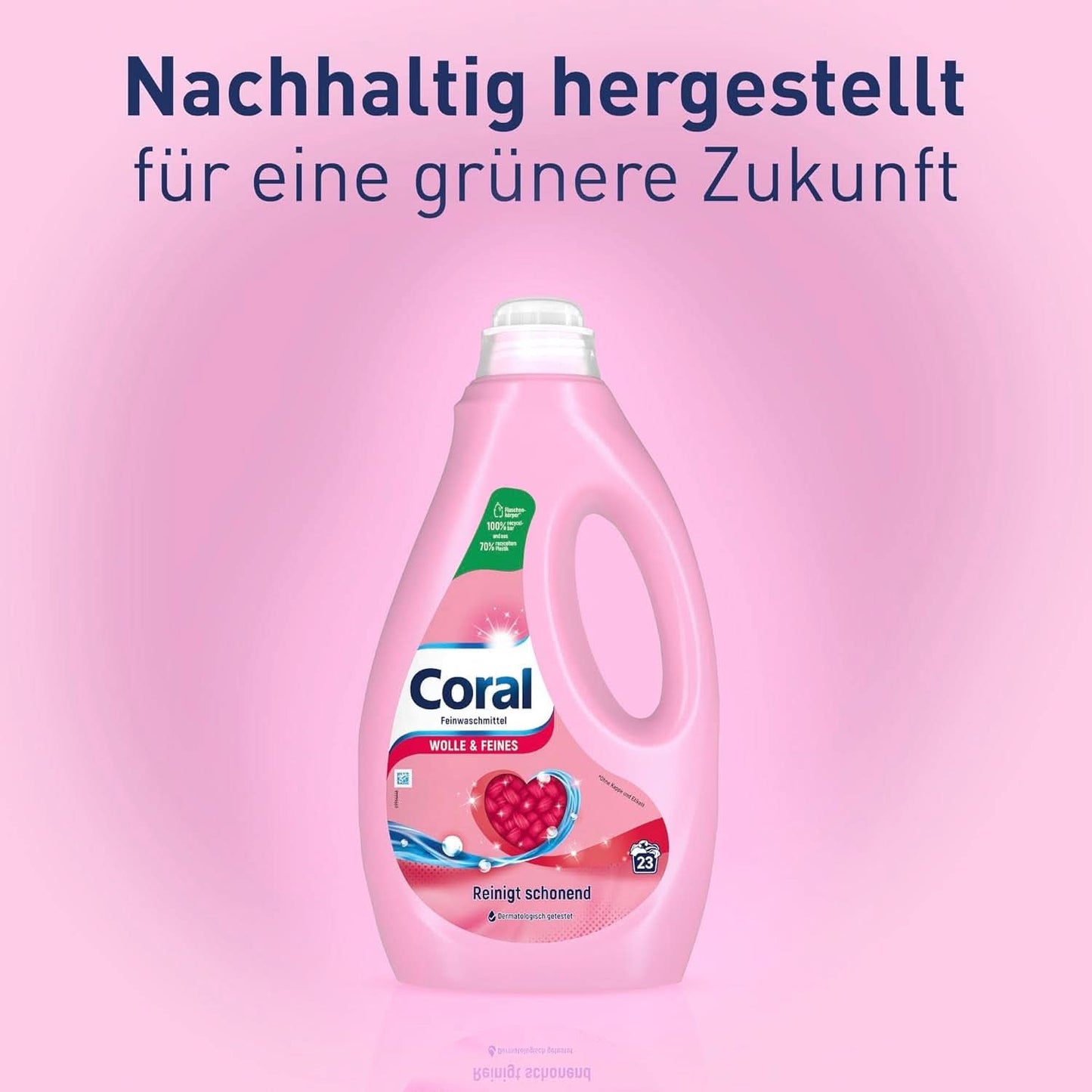 Detersivo liquido delicato Corallo per lana e capi delicati, 23 lavaggi, 1,15 litri Detersivi Naty Shop