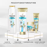 Maschera intensiva per capelli Pantene Pro-V Deep Hydration con biotina 300ml. Pro-V Miracles terapia intensiva per capelli secchi. Capelli più morbidi dopo la prima applicazione. Adatta per l'uso quotidiano Maschera per capelli Naty Shop