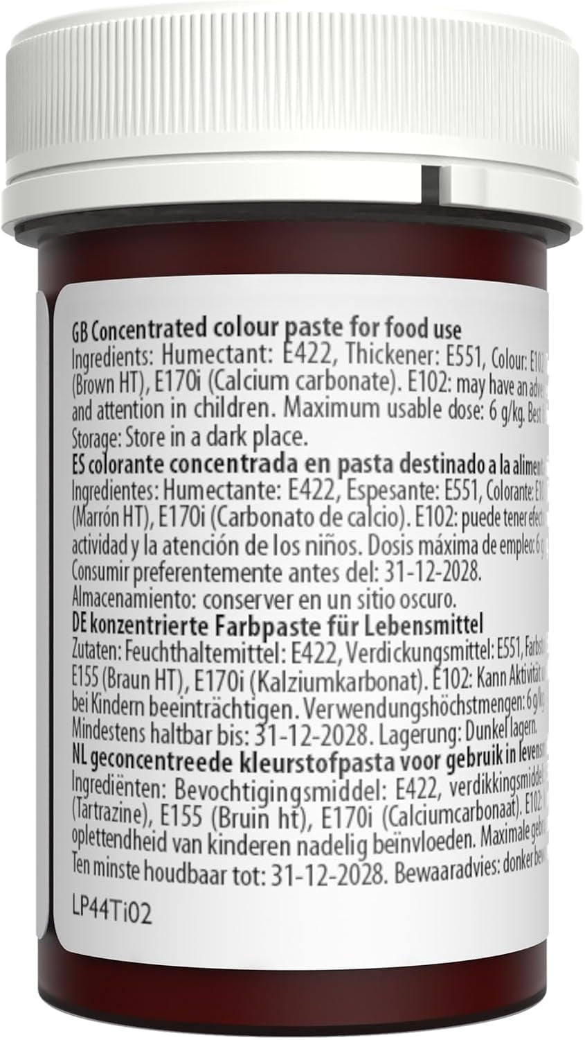 Colorante alimentare per pasta Sugarflair, colore pastello Honey Gold, colorante alimentare per pasta per fondente e marzapane, colori concentrati Spectral - 25 g
