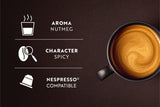 Café Royal Lungo Forte – Capsule di caffè compatibili Nespresso®, 100% Arabica, würzig, dunkle Röstung, Intensität 8/12, Rainforest Alliance, 36 capsule