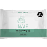 Salviette Naïf Plastic Free Baby 54 Pezzi (1 Confezione x 54 Pezzi) - Per sederino, corpo e viso del bambino - Ingredienti naturali