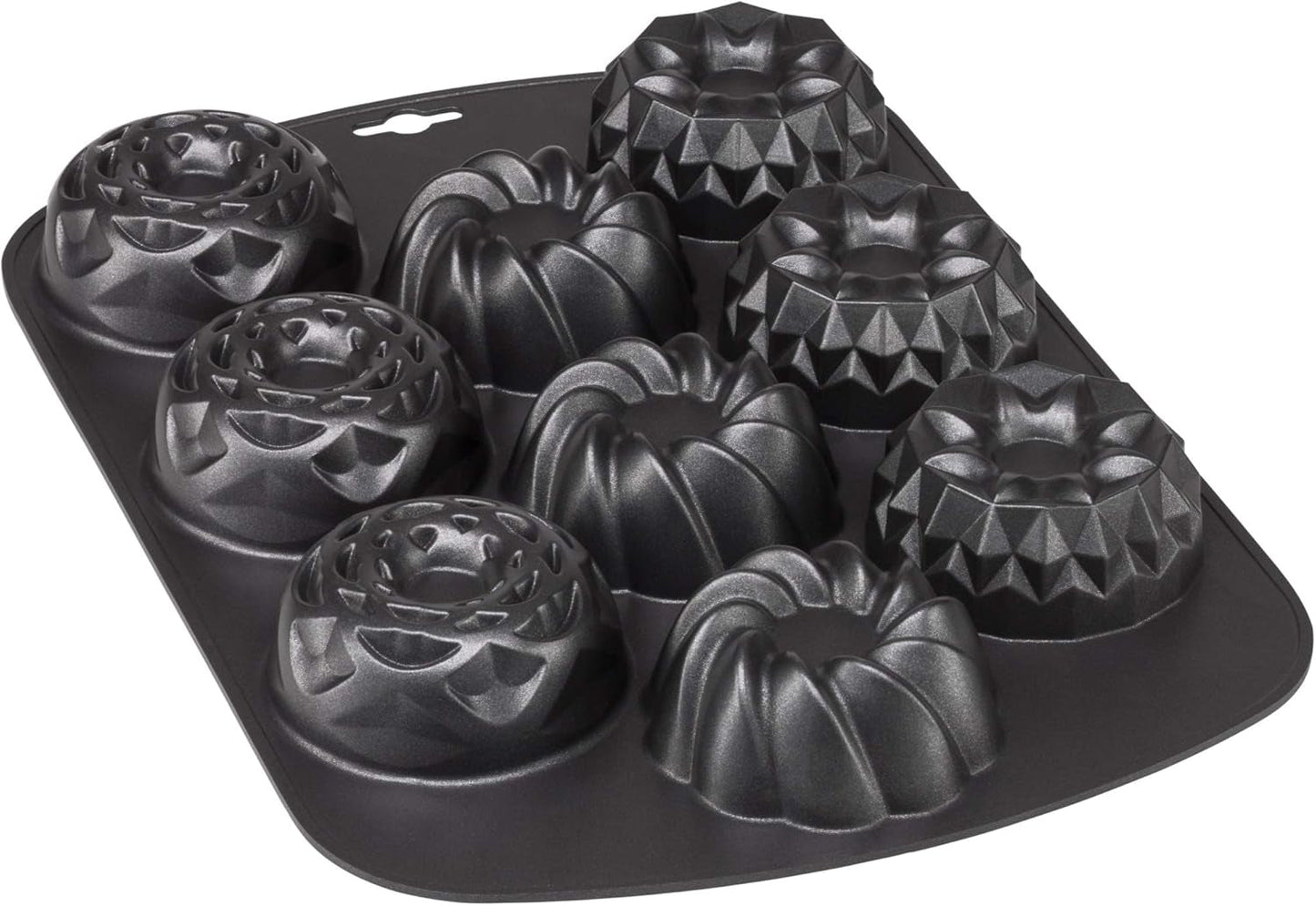 Teglia per 9 muffin Gugelhupf Original Kaiser Inspiration, 38 X 27 cm, rivestimento antiaderente Naty Shop