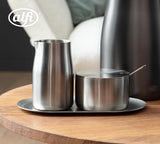 alfi SET LATTE E ZUCCHERO, finitura opaca, set latte e zucchero in acciaio inossidabile di alta qualità, design elegante, lavabile in lavastoviglie, durevole