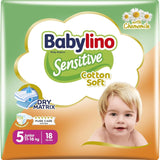 Pannolini per bambini sensibili, taglia 7, extra large plus (+15 kg), 14 pezzi
