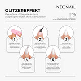NÉONAIL Polvere liquida per unghie Chameleon 04 - Flüssiger Nagelpuder - Polvere per unghie cromata - Glitzer Nägel Puder - Nail Art - Nageldesign Zubehör - Polvere glitterata - Chrom Nagelpuder - Verde, Gelb - 6,5 Ml