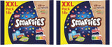 Nestlé SMARTIES Mini buste XXL, lenticchie color cioccolato, ideali da condividere e divertirsi con la famiglia e gli amici, colori naturali, confezione riciclabile, confezione da 2 (1 x 259 g)