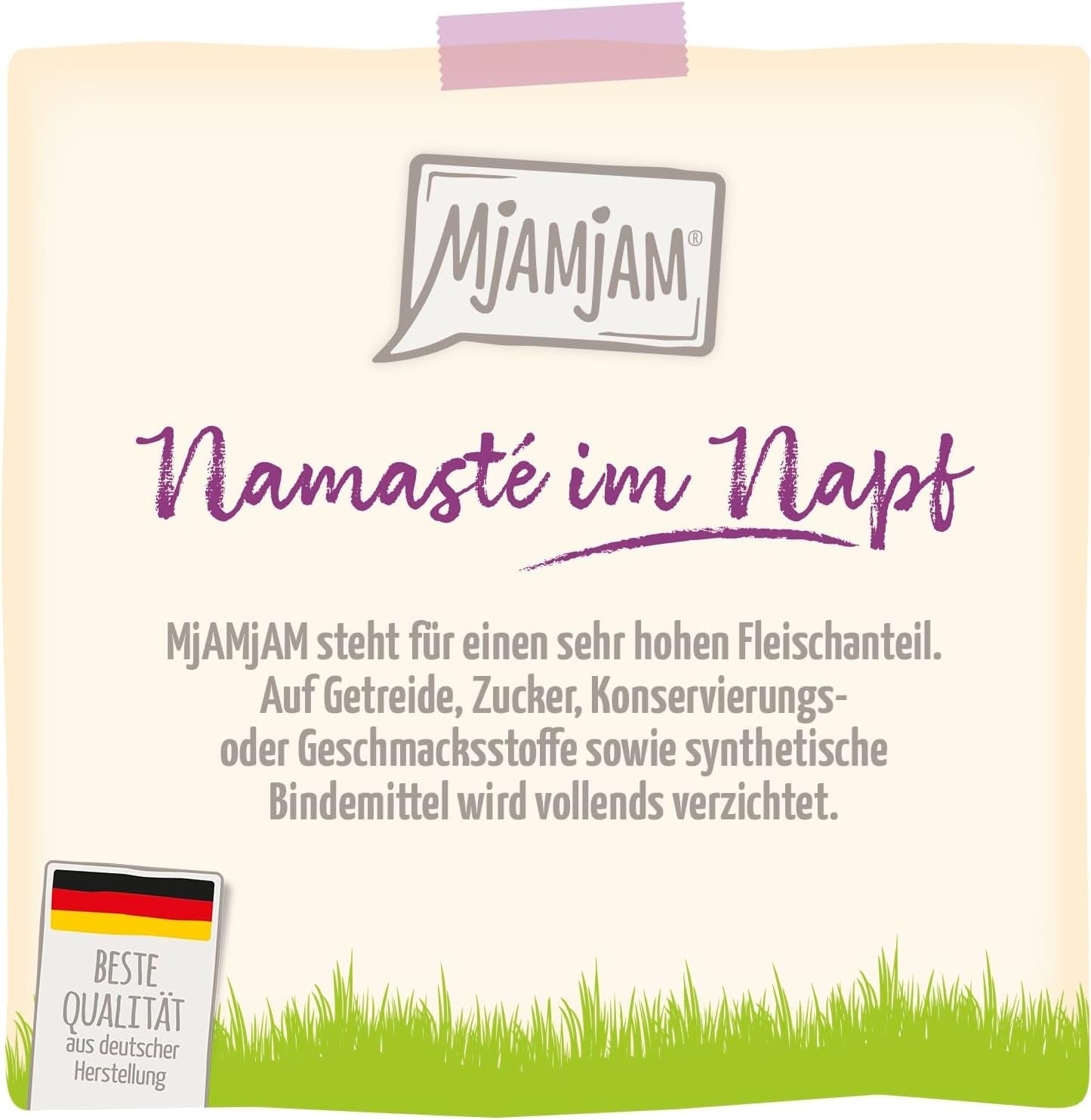 MjAMjAM - Alimento umido premium per gatti - Confezione benessere al pollo Confezione da 12 (12 x 125 g) Senza cereali con carne extra