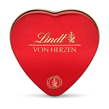 Lindt Cioccolato dal Cuore | 30 g| 6 praline al Marc de Champagne, Coeur à l'Orange, Cioccolato al Latte Croccante, Marzapane all'Arancia in una bellissima scatola a forma di cuore | Regalo di cioccolato | Regalo di cioccolato