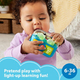FISHER-PRICE Gioca e impara divertendoti con i tappi per le orecchie Play - Tappi per le orecchie interattivi con luci divertenti, canzoni di apprendimento e attività motorie complesse, oltre 20 canzoni e frasi, da 6 mesi in su, HWY45 Giocattoli per bambini Naty Shop