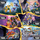 LEGO NINJAGO Jay Battle Mech, giocattolo ninja per bambini con personaggi, inclusa la minifigure di Jay con mini katana, action figure e mech, piccolo regalo per ragazzi e ragazze creativi a partire da 6 anni 71805 Set da costruzione Besuche den LEGO-Store