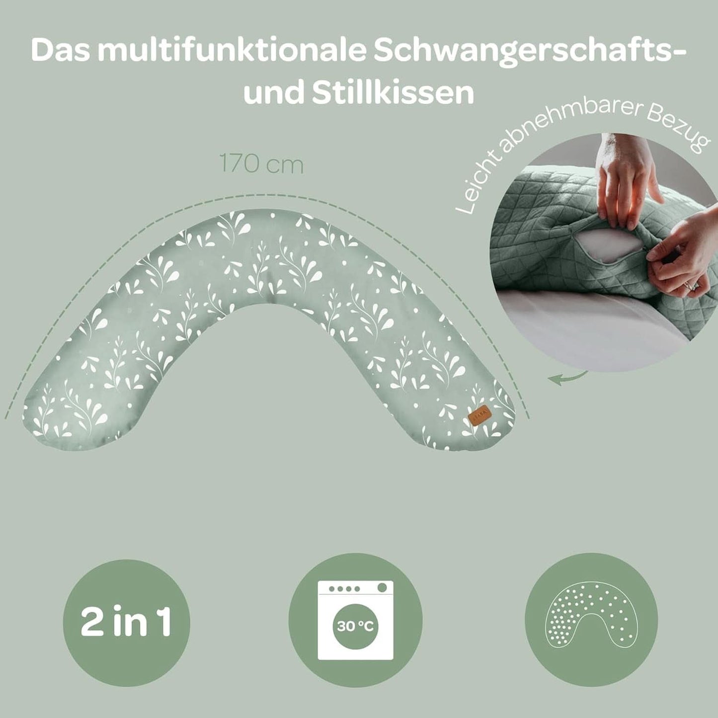 BÉABA, Big Flopsy, cuscino allattamento multifunzionale, nanna, allattamento, sostegno ottimale, relax, comfort Accessori Alimentazione e Allattamento Bebe Naty Shop