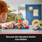 LEGO Super Mario: Mario Kart - Kart standard, collezione Nintendo, regalo per bambini, consente a ragazzi, ragazze e giocatori dai 7 anni in su di giocare in modo indipendente, giocattolo avventuroso con personaggio di Toad 72032 Set da costruzione Besuche den LEGO-Store