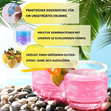Kicofood, glitter commestibili, 5 grammi, vari colori Glitter Naty Shop
