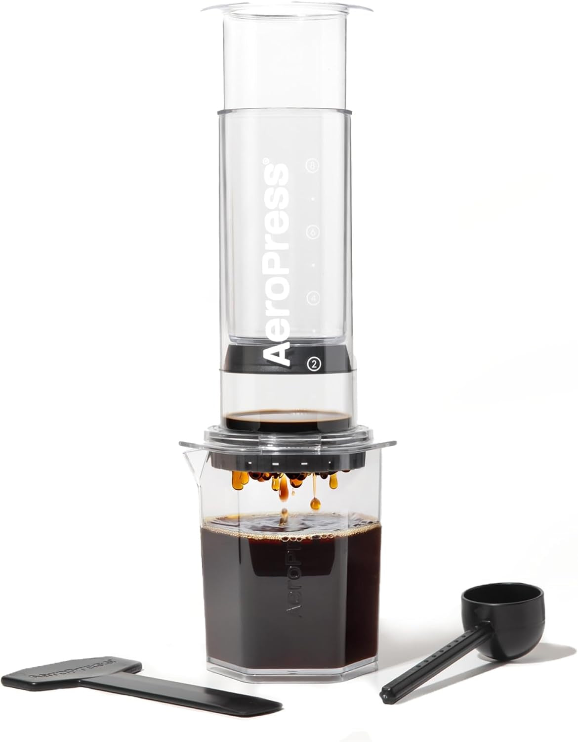 AeroPress Macchina per caffè ed espresso Originale, Caffettiera Portatile Livello Barista con Camera, Stantuffo e Filtri, Macchina per Caffè Rapido ed Espresso