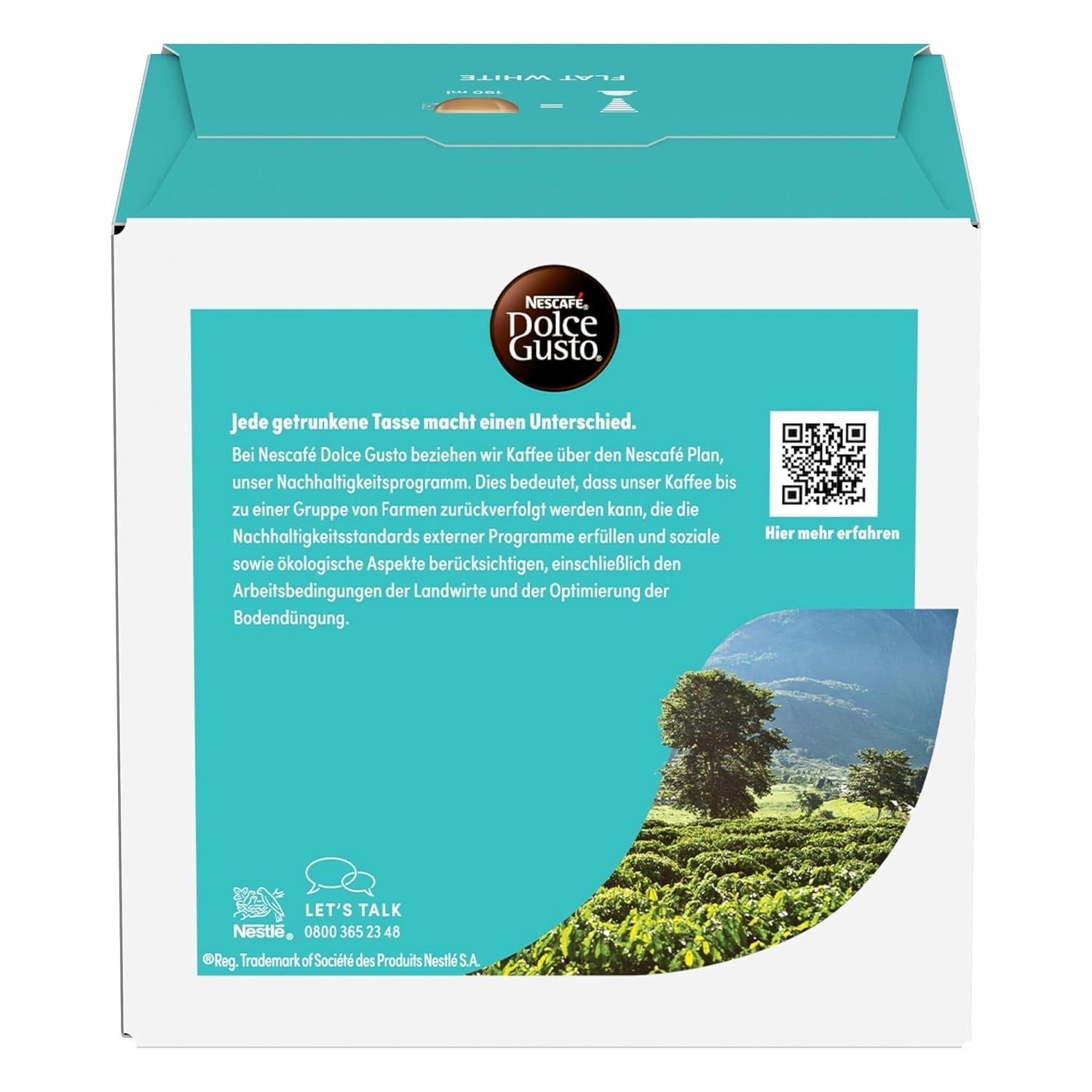 NESCAFÉ DOLCE GUSTO Piatto Bianco Kaffeekapseln 3er Pack (3 x 16 Kapseln)