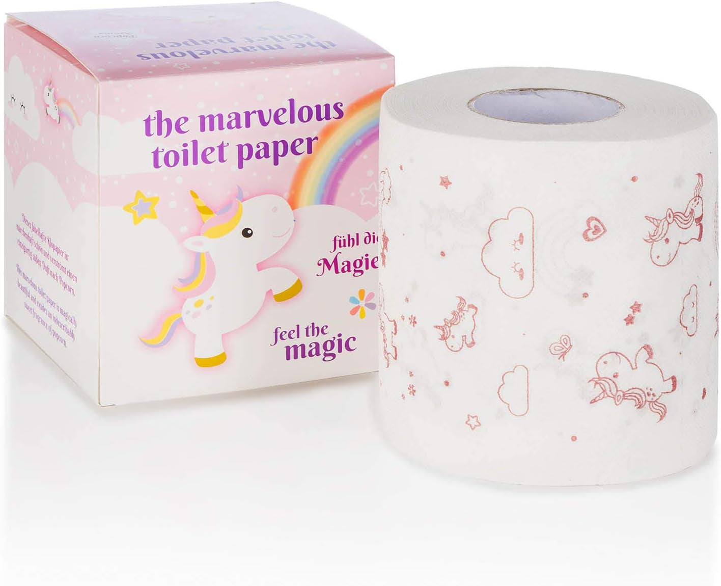 Carta igienica Unicorno - La graziosa carta igienica trasforma il tuo bagno in un'oasi di comfort (unicorno)