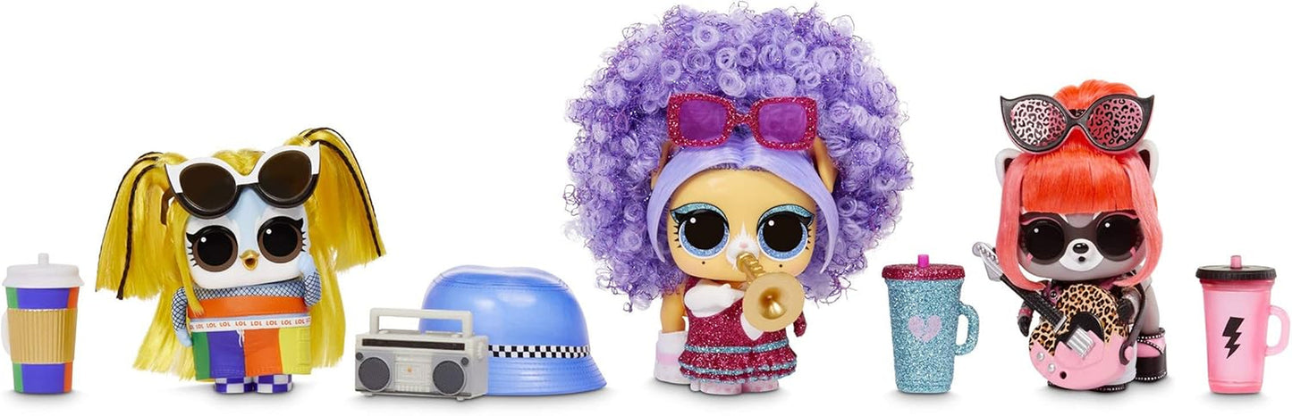LOL Sorpresa! 567080E7C Remix Pets - Oggetto da collezione - 9 sorprese con peli naturali, accessori e testi a sorpresa