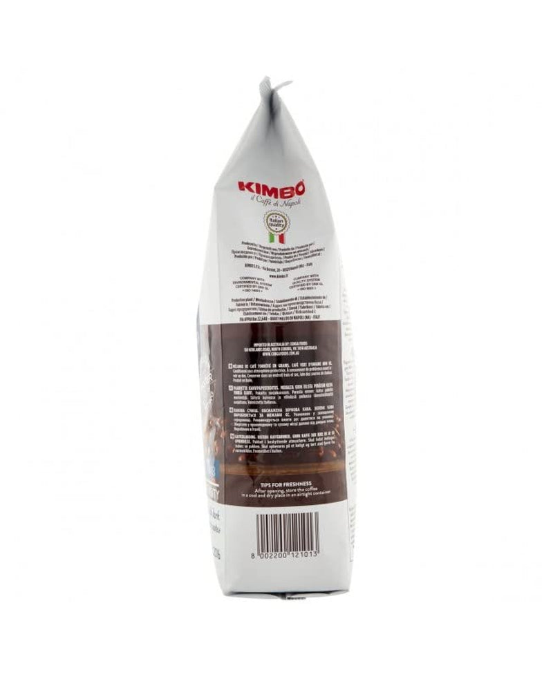 3x Caffè Espresso Classico in Grani, Tostatura Media, Caffè Interi, Tostatura Media, Busta da 1kg, Caffè Napoli