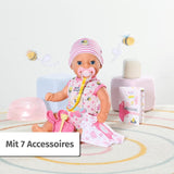 BABY Born Lena (Little Baby Girl) 36Cm, bambola 7 funzioni per bambini da 1 anno, funziona senza batteria, bambola grande 36cm Bambole Naty Shop