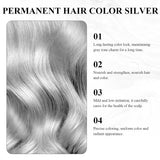 Tintura per capelli Grigio Argento Crema Colorante Per Capelli Grigio Argento Naturale, Crema Colorante Per Capelli Grigio Grigio Argento, Crema Colorante Per Capelli Naturale Grigio Argento Tinta Per Capelli Grigia per tutti i tipi di capelli con 1 Massaggiatore Del Cuoio Capelluto (100ml) Tinture per capelli Naty Shop