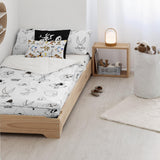 Non ancora Trapunta 100% cotone, fantasia Tom Jerry Vichy, per letti larghi 90 cm (90 X 200 cm) Piumini e trapunte Naty Shop Looney Bw Completo