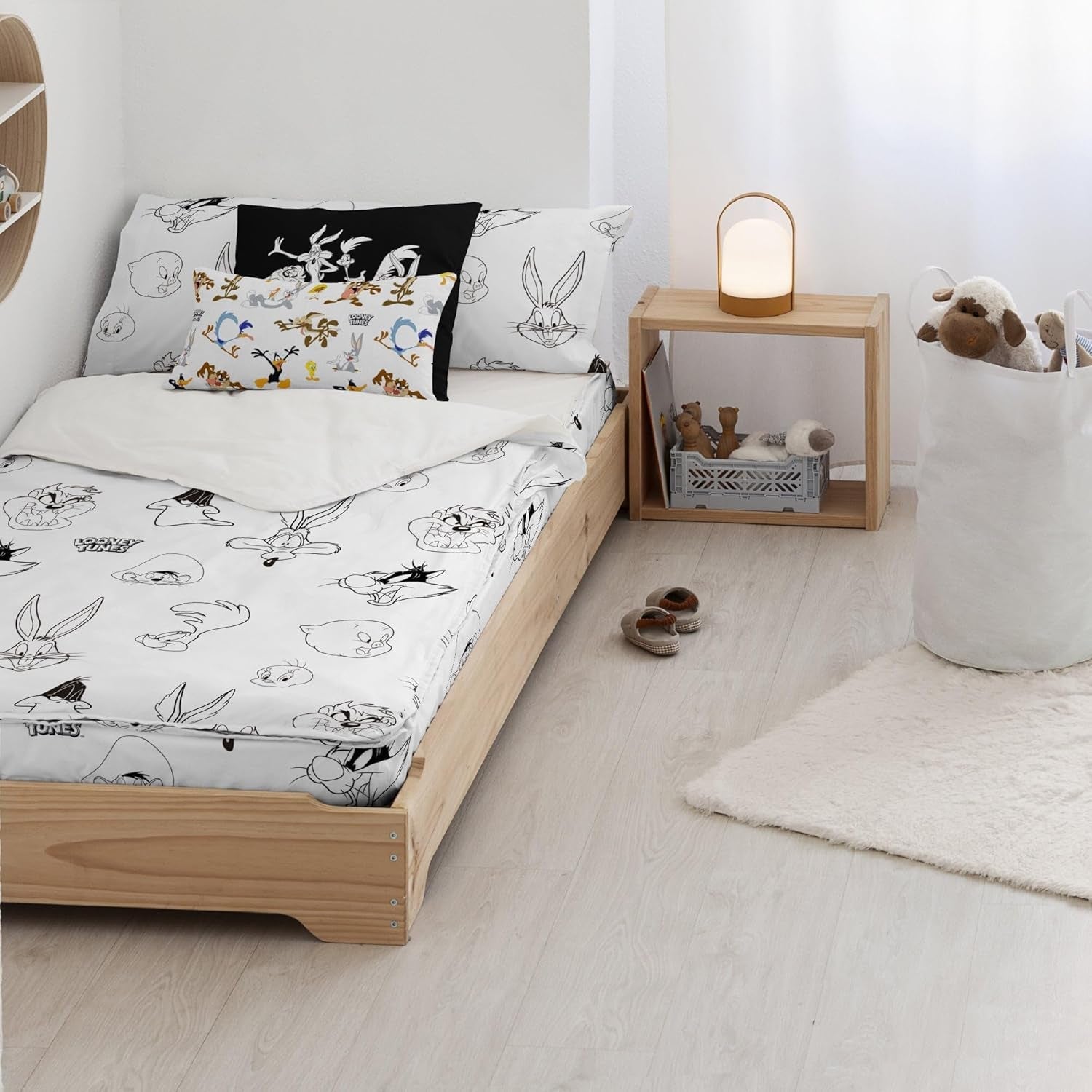 Non ancora Trapunta 100% cotone, fantasia Tom Jerry Vichy, per letti larghi 90 cm (90 X 200 cm) Piumini e trapunte Naty Shop Looney Bw Completo