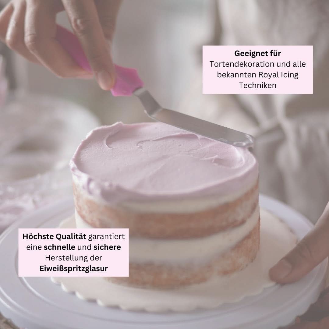 Cake Company Glassa Reale, 1 kg, Glasse senza glutine e Decor Naty Shop