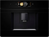 Bosch CTL7181B0, Macchina per caffè espresso automatica da incasso intelligente Serie 8, 45,5 x 59,4 cm, Touch Screen TFT, Macinino in ceramica molto silenzioso, Funzione autopulente AutoMilk Clean, Serbatoio dell'acqua da 2,4 L, Nero