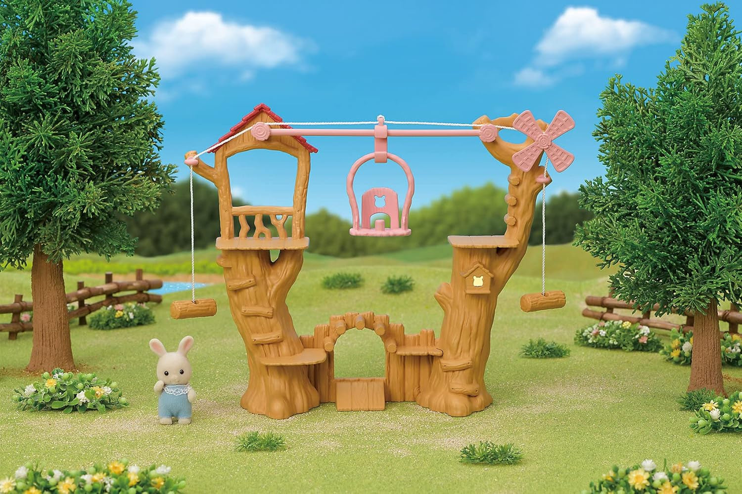 Sylvanian Families 5452 Funivia per bambini - Set da gioco per casa delle bambole