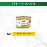 Gourmet Nature's Creations Heart Sauce Mousse Cibo umido per gatti, ricco di pollo, confezione da 12 (12 x 85 g)