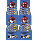 M&M's Confezione sfusa di cioccolato alle arachidi 24 x 45 g di lenticchie al cioccolato aromatizzate alle arachidi regalo al cioccolato (1080 g) ideali come dolcetto a tema calcistico